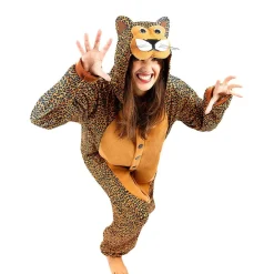 Funidelia Disfraz de leopardo onesie para adulto L-XL* Halloween|Disfraces
