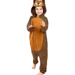 Funidelia Disfraz de leopardo onesie para niños 10-12 años