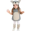 Funidelia Disfraz de lobo peluche niño 3-4 años