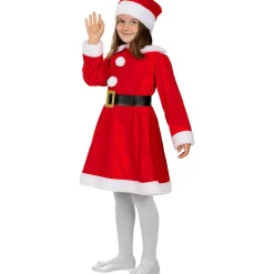 Funidelia Disfraz de Mamá Noel Deluxe niña 10-12 años