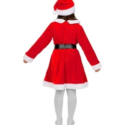 Funidelia Disfraz de Mamá Noel Deluxe niña 7-9 años* Disfraces|Halloween