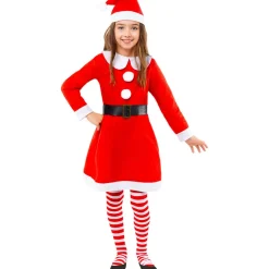 Funidelia Disfraz de Mamá Noel niña 10-12 años