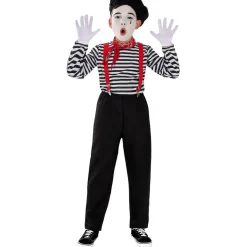 Funidelia Disfraz de mimo para niño 10-12 años* Disfraces|Halloween