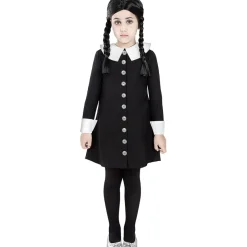 Funidelia Disfraz de Miércoles Addams niña 10-12 años* Disfraces|Halloween