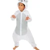 Funidelia Disfraz de oso polar onesie para niños 5-6 años* Halloween|Disfraces
