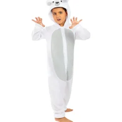 Funidelia Disfraz de oso polar onesie para niños 5-6 años* Halloween|Disfraces