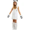 Funidelia Disfraz de oso polar para niña 3-4 años* Disfraces|Halloween