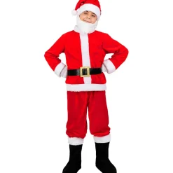Funidelia Disfraz de Papá Noel Deluxe niño 10-12 años