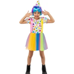 Funidelia Disfraz de payasa para niña 10-12 años* Halloween|Disfraces
