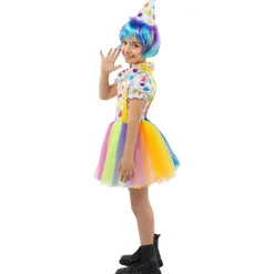 Funidelia Disfraz de payasa para niña 10-12 años* Halloween|Disfraces