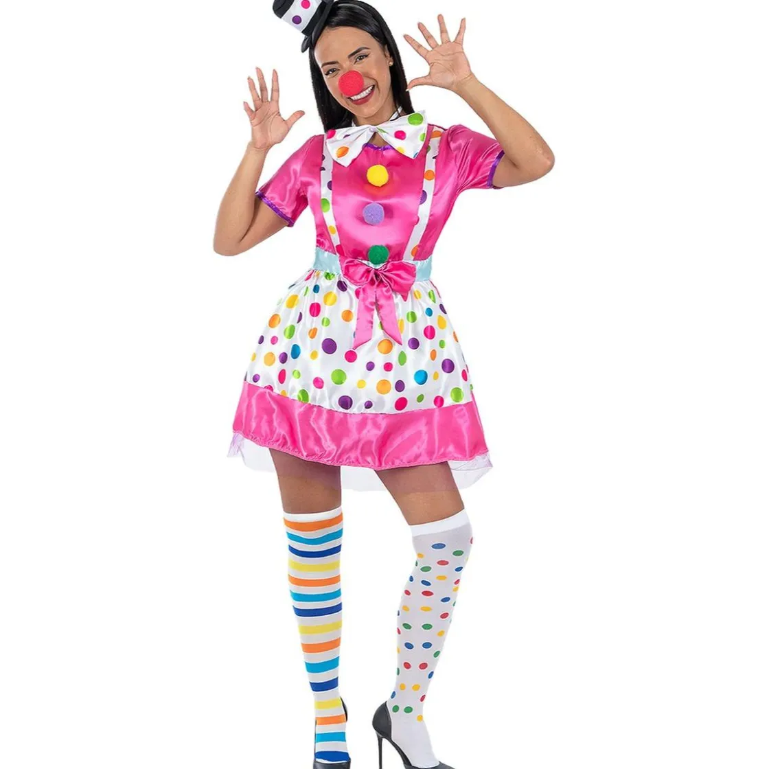 Funidelia Disfraz de payasa S-M* Halloween|Disfraces