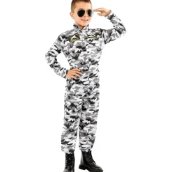 Funidelia Disfraz de piloto de caza para niño 7-9 años* Halloween|Disfraces