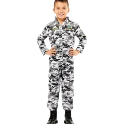 Funidelia Disfraz de piloto de caza para niño 7-9 años* Halloween|Disfraces