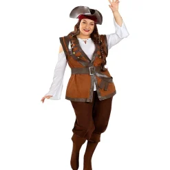 Funidelia Disfraz de pirata para mujer- Colección Caribe XS