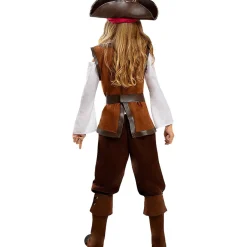 Funidelia Disfraz de pirata para niña - Colección Caribe 10-12 años* Disfraces|Halloween