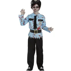 Funidelia Disfraz de Policía Zombie (7-9 años)