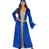 Funidelia Disfraz de princesa medieval azul para mujer XL* Disfraces|Halloween
