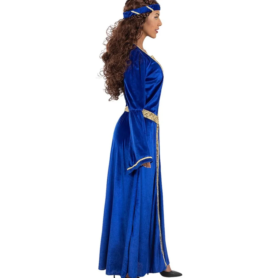 Funidelia Disfraz de princesa medieval azul para mujer XL* Disfraces|Halloween
