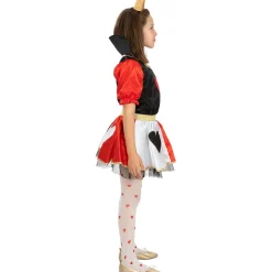 Funidelia Disfraz de Reina de corazones para niña 7-9 años* Halloween|Disfraces