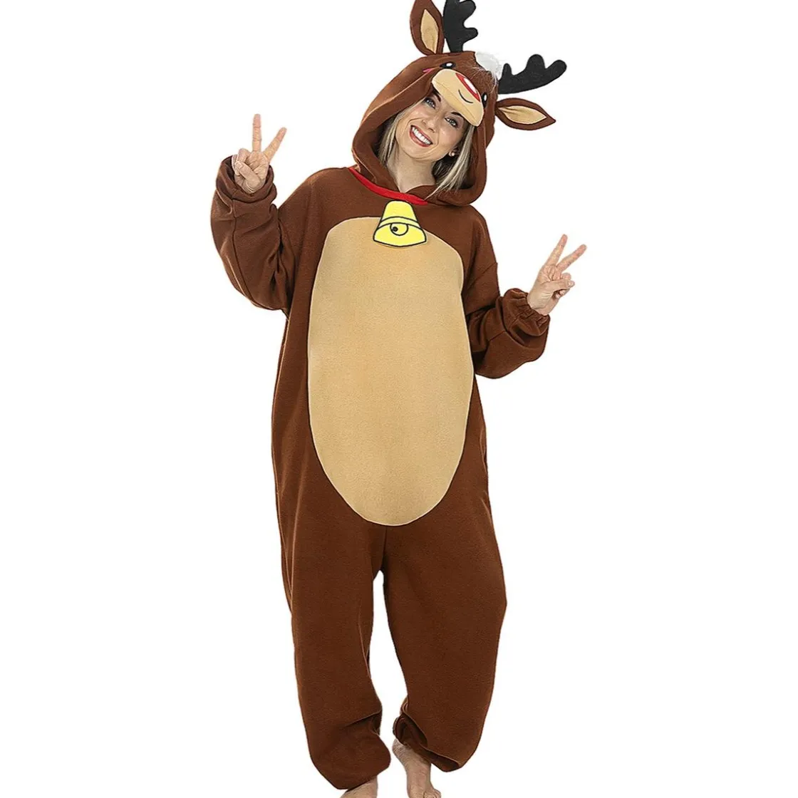 Funidelia Disfraz de reno para adulto M-L* Halloween|Disfraces