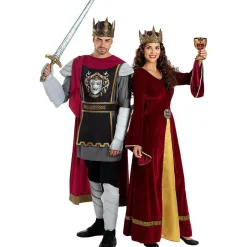 Funidelia Disfraz de rey Arturo Deluxe para hombre L* Disfraces|Halloween