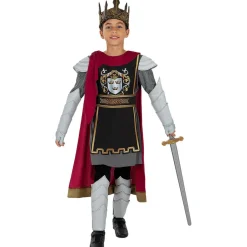 Funidelia Disfraz de rey Arturo Deluxe para niño 10-12 años* Disfraces|Halloween