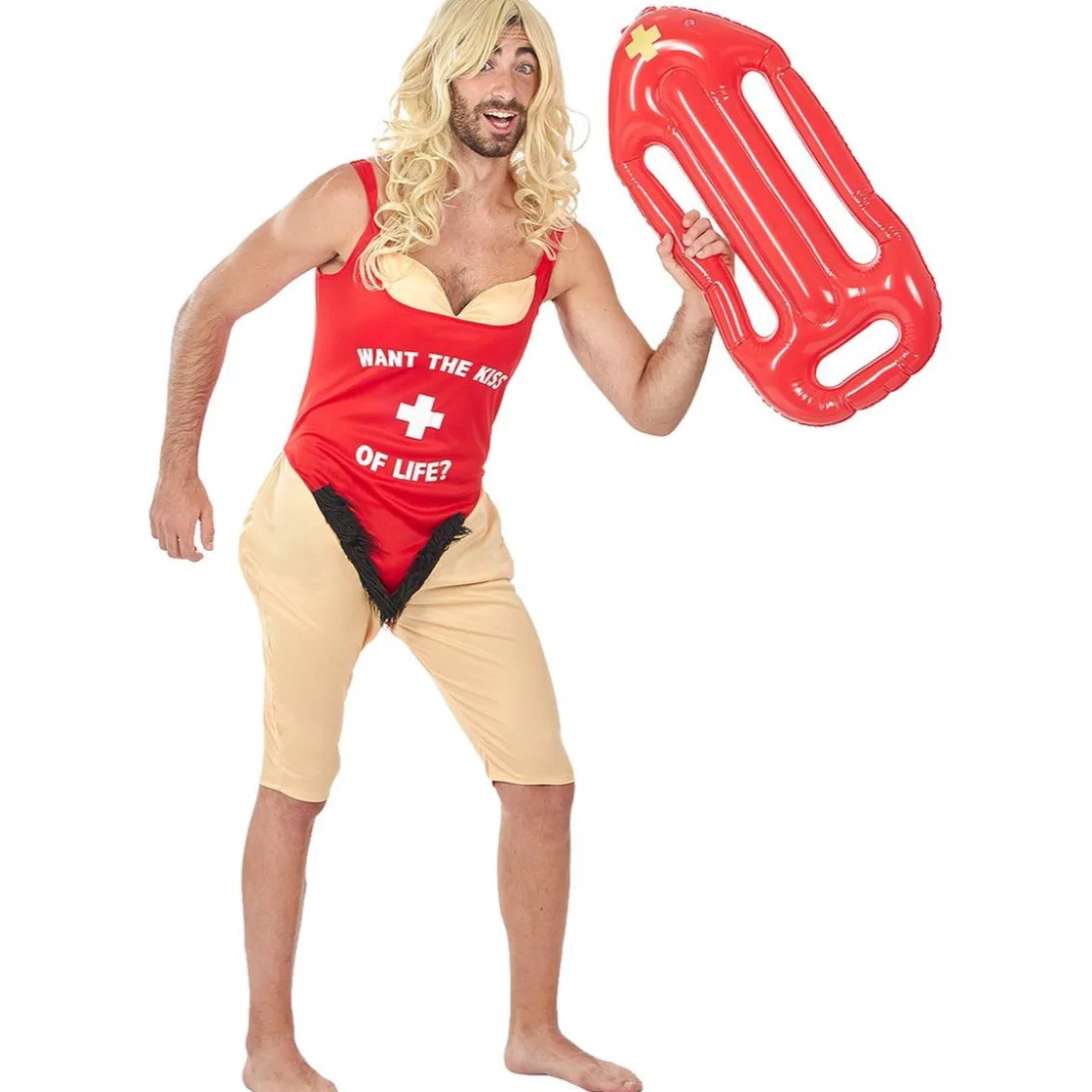 Funidelia Disfraz de socorrista para hombre S-M