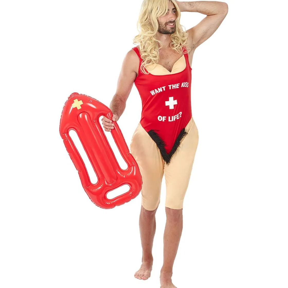 Funidelia Disfraz de socorrista para hombre M-L* Halloween|Disfraces