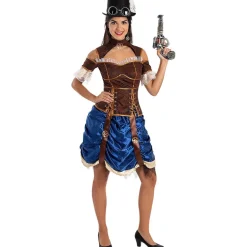 Funidelia Disfraz de Steampunk corto para mujer XL