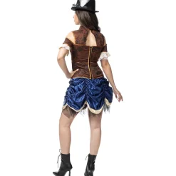 Funidelia Disfraz de Steampunk corto para mujer XXL* Disfraces|Halloween