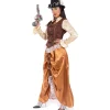 Funidelia Disfraz de Steampunk largo para mujer XL* Disfraces|Halloween