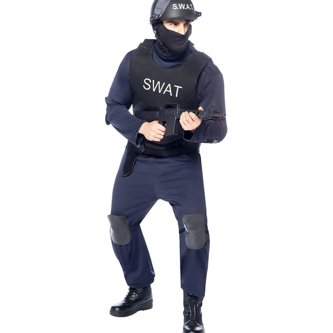 Funidelia Disfraz de SWAT para hombre L* Disfraces|Halloween