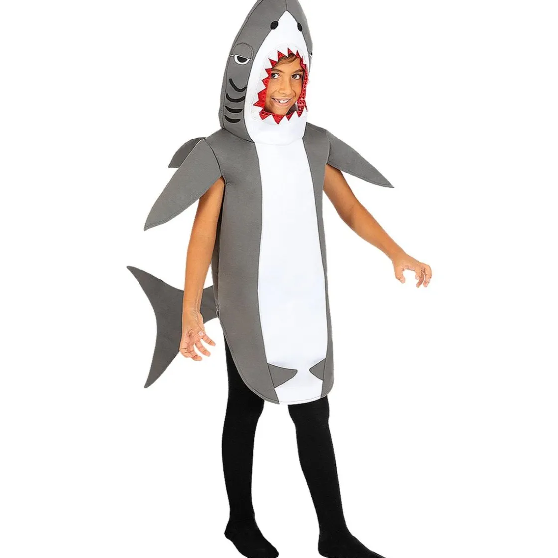 Funidelia Disfraz de tiburón niños 7-9 años