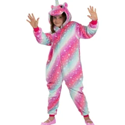 Funidelia Disfraz de unicornio multicolor onesie para niños 3-4 años* Halloween|Disfraces