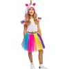 Funidelia Disfraz de Unicornio para niña 3-4 años* Disfraces|Halloween