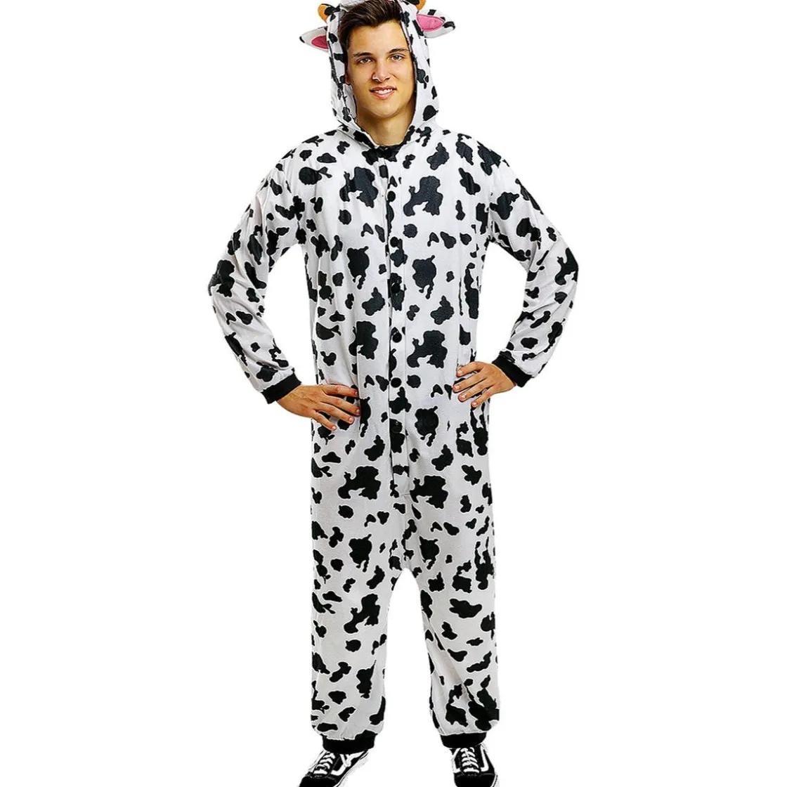 Funidelia Disfraz de vaca onesie para adulto S-M
