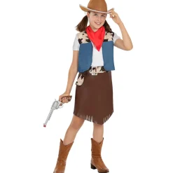 Funidelia Disfraz de vaquera para niña 5-6 años* Disfraces|Halloween