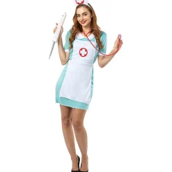 Funidelia Disfraz enfermera para mujer L-XL* Disfraces|Halloween