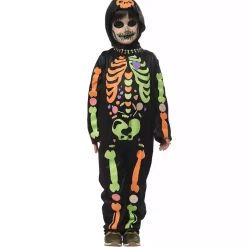 RUBIE'S Disfraz Esqueleto Chuches Brillantes Talla M (5-7 años)* Disfraces|Halloween