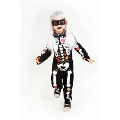 RUBIE'S Disfraz infantil - Esqueleto candy 3-4 años* Disfraces|Halloween