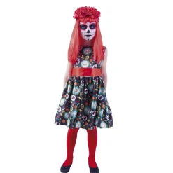 RUBIE'S Disfraz infantil - Guadalupe Día de los muertos 5-6 años