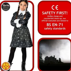 RUBIE'S Disfraz infantil - Miércoles Addams talla L