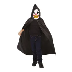 RUBIE'S Disfraz Infantil - Payaso Perturbado Encapuchado 8-10 años* Disfraces|Halloween