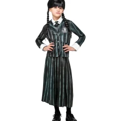 RUBIE'S Disfraz infantil - Uniforme Miércoles Addams talla M* Disfraces|Halloween