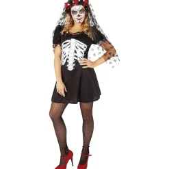 RUBIE'S Disfraz multicolor de Frida Catrina para mujer* Disfraces|Halloween