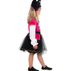 Funidelia Disfraz pirata rosa para niña 3-4 años* Disfraces|Halloween