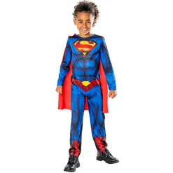 RUBIE'S Disfraz Superman sostenible con capa 5-6 años (110-116 cm)* Disfraces|Halloween