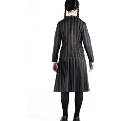 RAVENSBURGER IBÉRICA Disfraz uniforme Miércoles con peluca talla M ㅤ* Disfraces|Halloween