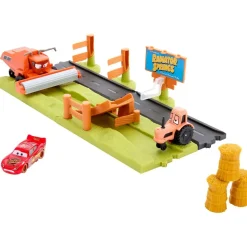 MATTEL Disney - Cars - Pista de Cars Fuga Trepidante con Accesorios ㅤ