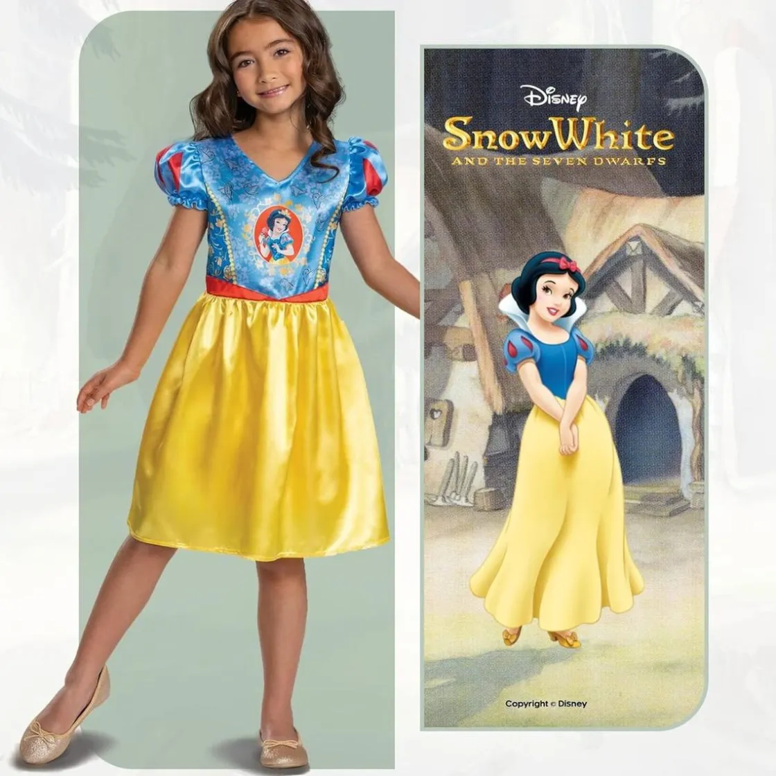 PRINCESAS DISNEY Disney - Disfraz infantil Blancanieves 5-6 años